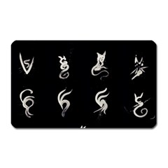 Katzen Cats Magnet (rectangular) by WetdryvacsLair