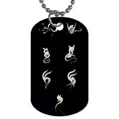 Katzen Cats Dog Tag (one Side) by WetdryvacsLair