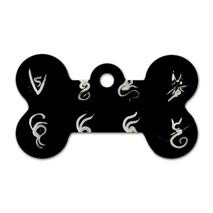 Katzen Cats Dog Tag Bone (Two Sides)