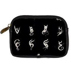 Katzen Cats Digital Camera Leather Case by WetdryvacsLair