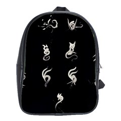 Katzen Cats School Bag (large) by WetdryvacsLair