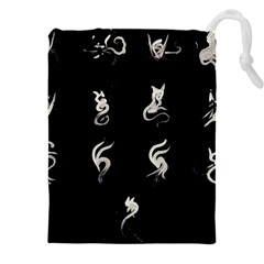 Katzen Cats Drawstring Pouch (4xl) by WetdryvacsLair