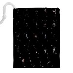 Brush and Ink Card Sequence Collected Drawstring Pouch (5XL) Back