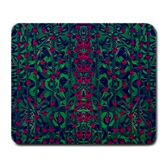 Tree Flower Paradise Of Inner Peace And Calm Pop-art Large Mousepads by pepitasart