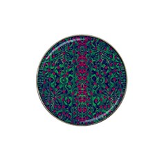 Tree Flower Paradise Of Inner Peace And Calm Pop-art Hat Clip Ball Marker (4 Pack) by pepitasart