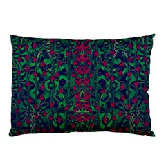 Tree Flower Paradise Of Inner Peace And Calm Pop-art Pillow Case by pepitasart