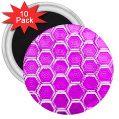 Hexagon Windows 3  Magnets (10 Pack)  by essentialimage