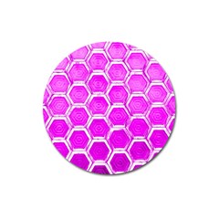 Hexagon Windows Magnet 3  (round) by essentialimage