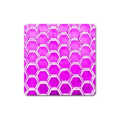 Hexagon Windows Square Magnet by essentialimage