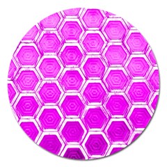 Hexagon Windows Magnet 5  (round) by essentialimage