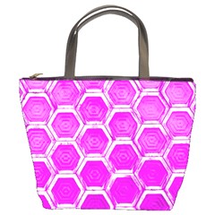 Hexagon Windows Bucket Bag by essentialimage