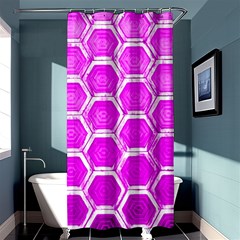 Hexagon Windows Shower Curtain 36  X 72  (stall)  by essentialimage