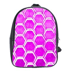 Hexagon Windows School Bag (xl) by essentialimage