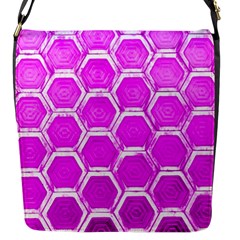 Hexagon Windows Flap Closure Messenger Bag (s) by essentialimage