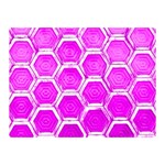 Hexagon Windows Double Sided Flano Blanket (Mini)  35 x27  Blanket Back