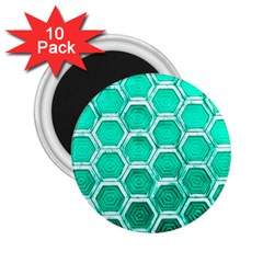 Hexagon Windows 2 25  Magnets (10 Pack)  by essentialimage