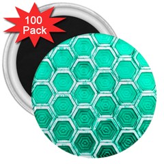 Hexagon Windows 3  Magnets (100 Pack) by essentialimage