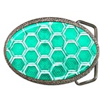 Hexagon Windows Belt Buckles Front