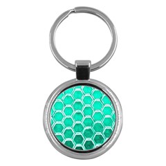 Hexagon Windows Key Chain (round) by essentialimage