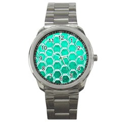 Hexagon Windows Sport Metal Watch by essentialimage