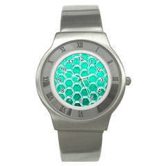 Hexagon Windows Stainless Steel Watch by essentialimage