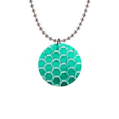 Hexagon Windows 1  Button Necklace by essentialimage