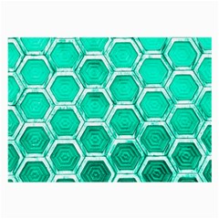 Hexagon Windows Large Glasses Cloth (2 Sides) by essentialimage