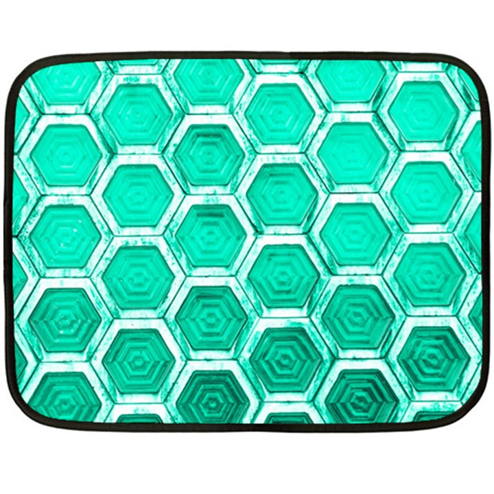 Hexagon Windows Double Sided Fleece Blanket (Mini) 