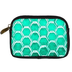 Hexagon Windows Digital Camera Leather Case by essentialimage