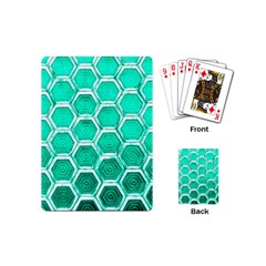 Hexagon Windows Playing Cards Single Design (mini) by essentialimage