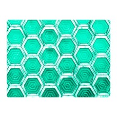 Hexagon Windows Double Sided Flano Blanket (mini)  by essentialimage