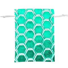 Hexagon Windows  Lightweight Drawstring Pouch (xl) by essentialimage