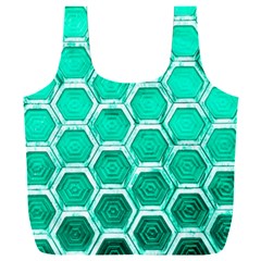 Hexagon Windows Full Print Recycle Bag (xxl) by essentialimage