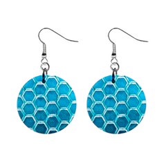 Hexagon Windows Mini Button Earrings by essentialimage