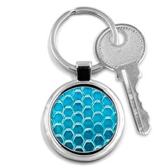 Hexagon Windows Key Chain (round) by essentialimage