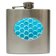 Hexagon Windows Hip Flask (6 Oz) by essentialimage