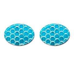 Hexagon Windows Cufflinks (oval) by essentialimage