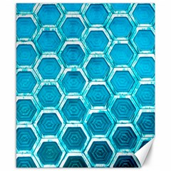 Hexagon Windows Canvas 8  X 10  by essentialimage