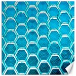 Hexagon Windows Canvas 16  x 16  15.2 x15.41  Canvas - 1