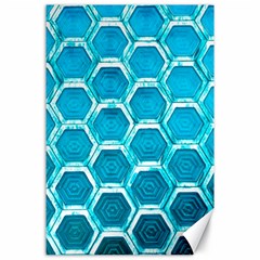 Hexagon Windows Canvas 24  X 36  by essentialimage