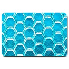 Hexagon Windows Large Doormat  by essentialimage