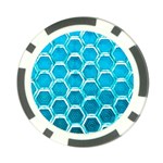 Hexagon Windows Poker Chip Card Guard Front