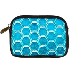 Hexagon Windows Digital Camera Leather Case by essentialimage