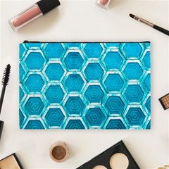 Hexagon Windows Cosmetic Bag (large) by essentialimage