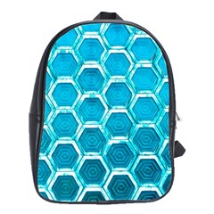 Hexagon Windows School Bag (large) by essentialimage