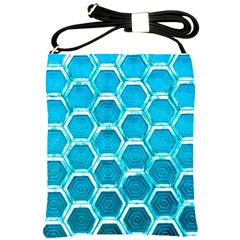 Hexagon Windows Shoulder Sling Bag by essentialimage