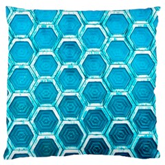 Hexagon Windows Large Cushion Case (two Sides) by essentialimage