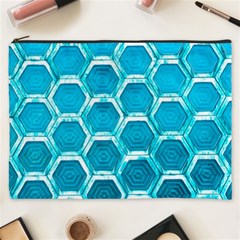 Hexagon Windows Cosmetic Bag (xxxl) by essentialimage