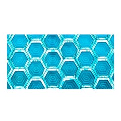 Hexagon Windows Satin Wrap by essentialimage