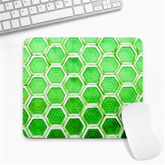 Hexagon Windows Large Mousepads by essentialimage